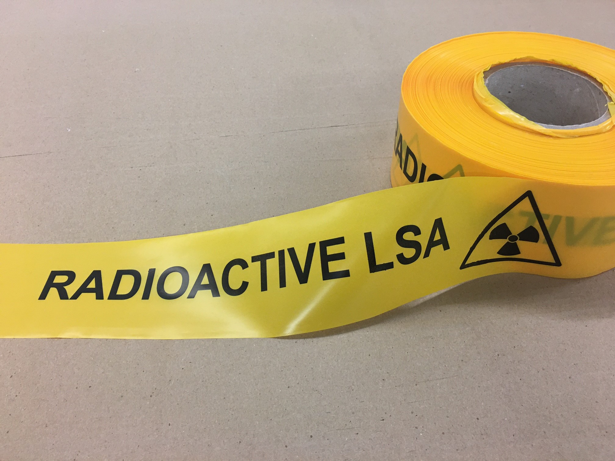 RADIOACITVE LSA BARRIER TAPE